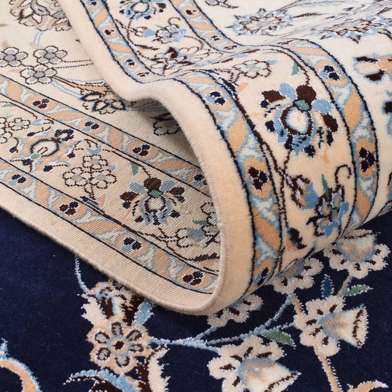 Nain - 6La Teppich 258x304cm - Perserteppich - dunkelblau