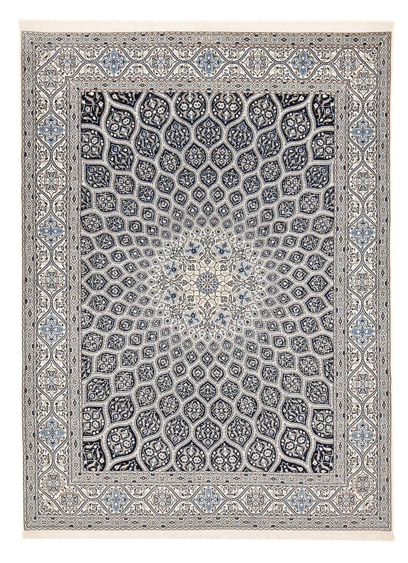 Nain - 6La Teppich 260x350cm - Perserteppich - dunkelgrau