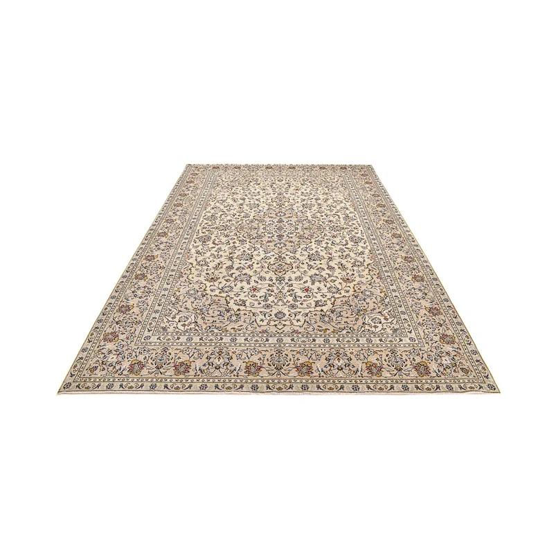 Perserteppich - Keshan - 237 x 352 cm - hellbeige
