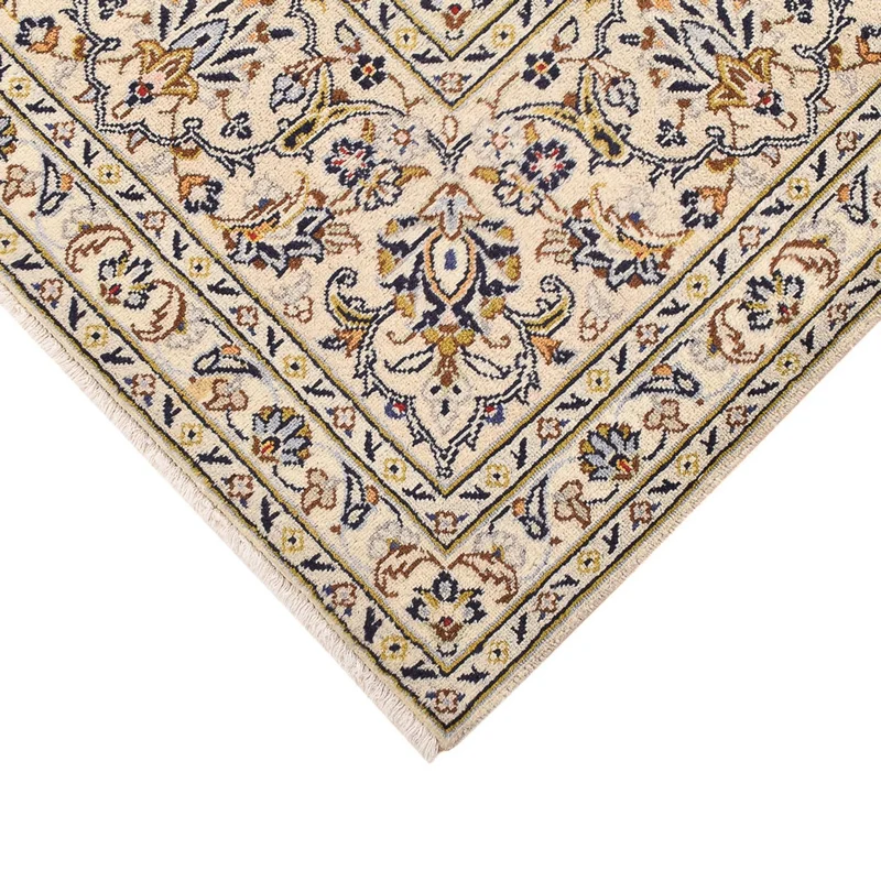Perserteppich - Keshan - 245 x 355 cm - hellbeige