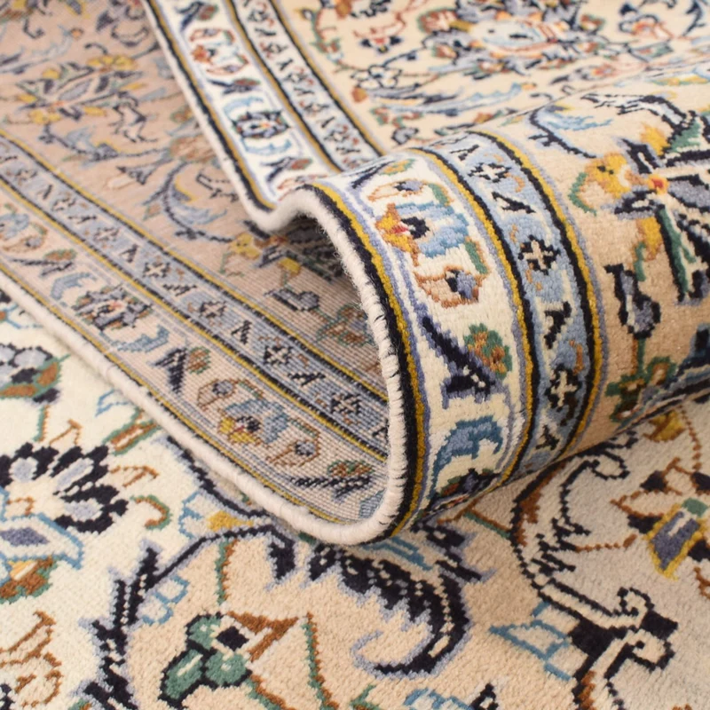 Perserteppich - Keshan - 238 x 343 cm - hellbeige