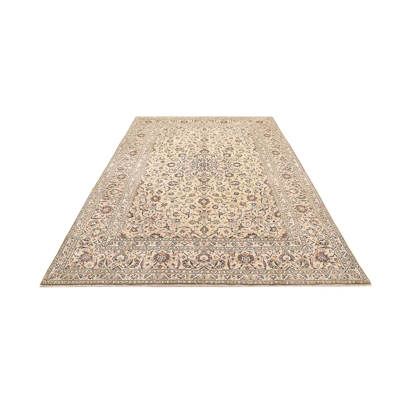 Keshan Teppich 243x359cm - Perserteppich - hellbeige
