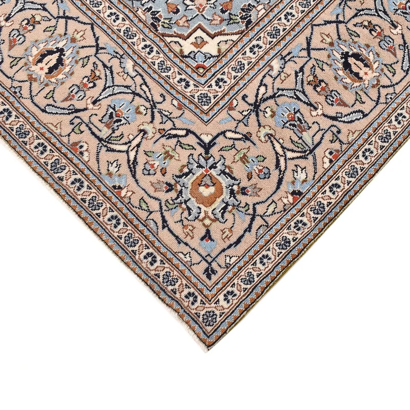 Keshan Teppich 202x303cm - Perserteppich - dunkelbeige