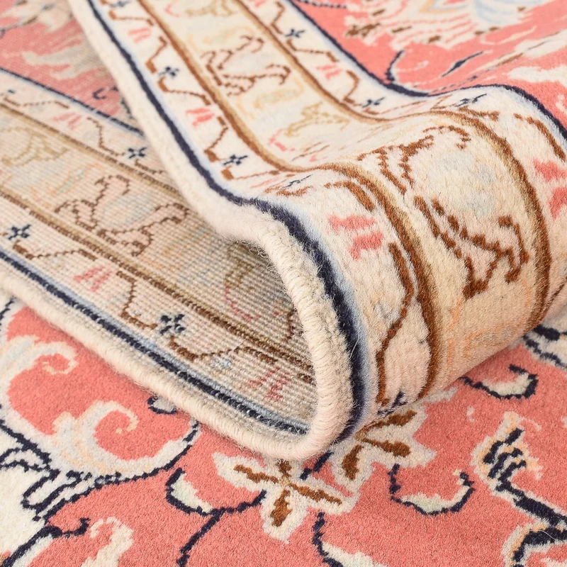 Perserteppich - Keshan - 243 x 342 cm - hellbeige