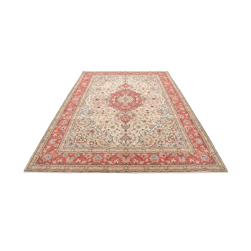 Perserteppich - Keshan - 243 x 342 cm - hellbeige