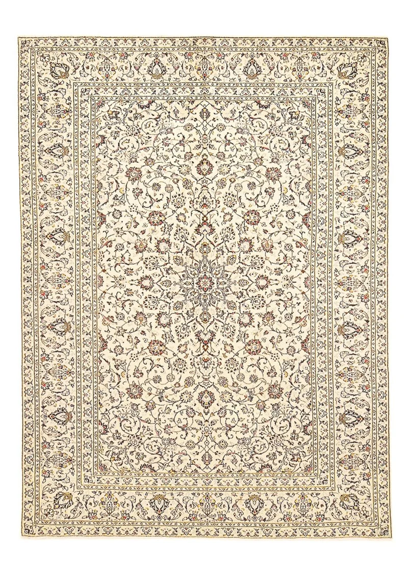 Keshan Teppich 238x340cm - Perserteppich - hellbeige