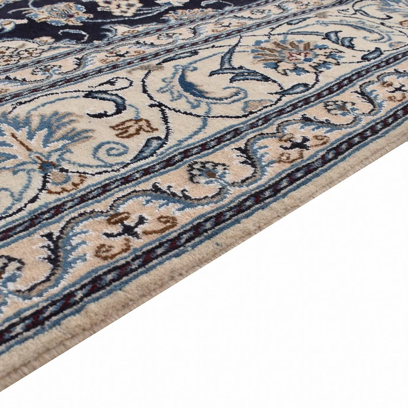 Nain - 12La Teppich 200x295cm - Perserteppich - dunkelblau