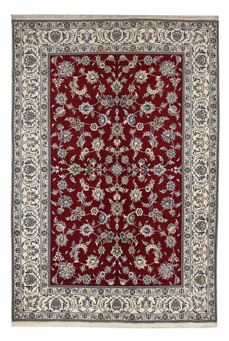Nain - 12La Teppich 202x297cm - Perserteppich - rot