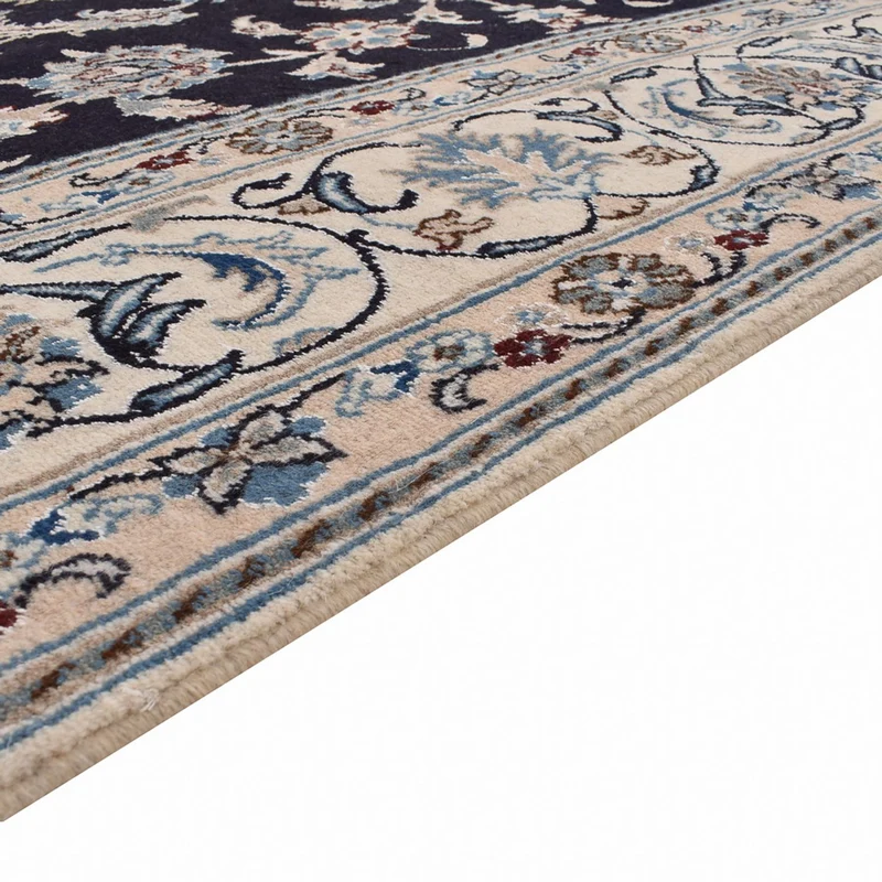 Nain - 12La Teppich 198x310cm - Perserteppich - dunkelblau