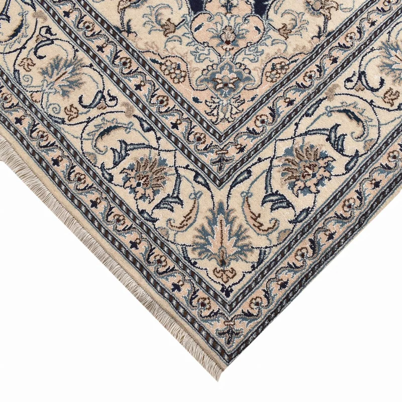 Nain - 12La Teppich 195x295cm - Perserteppich - dunkelblau