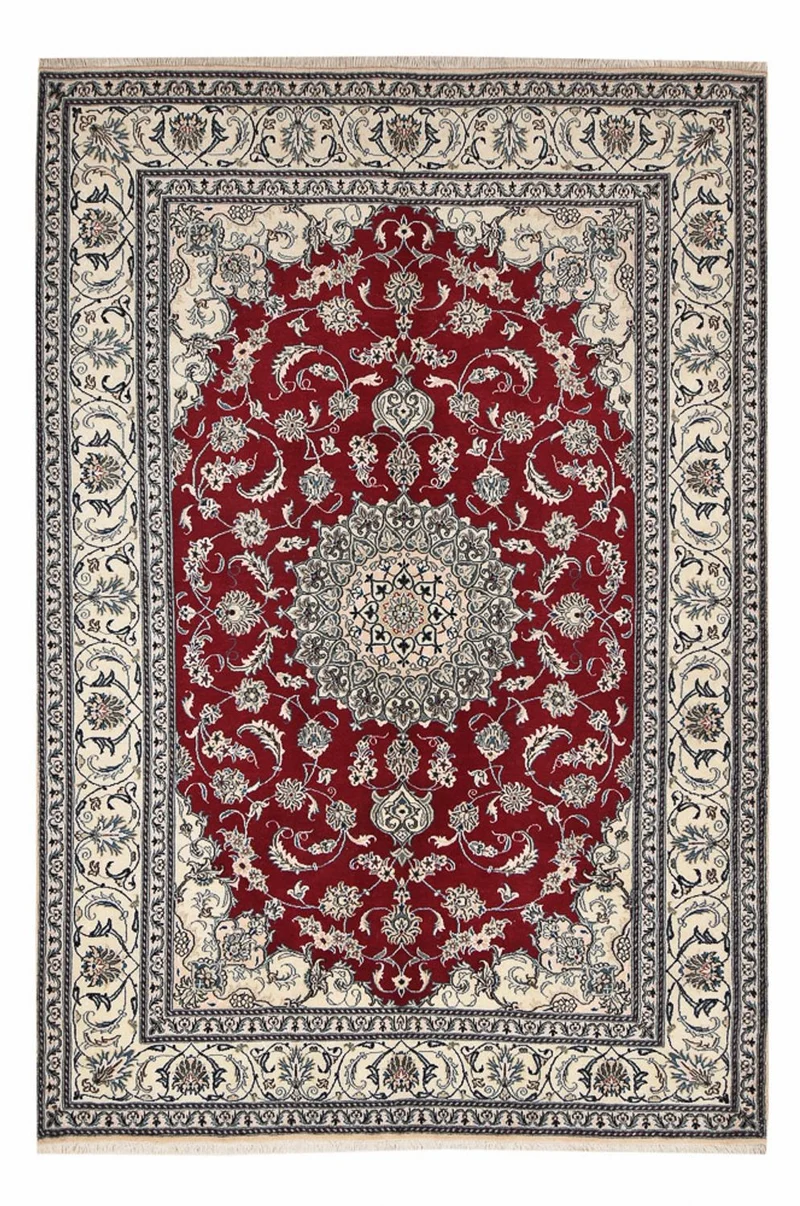 Nain - 12La Teppich 203x297cm - Perserteppich - rot