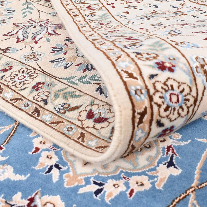 Perserteppich - Nain - Premium - 159 x 221 cm - blau