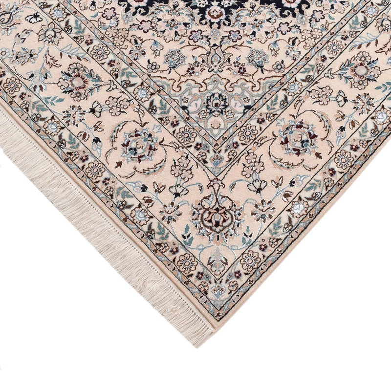 Nain - 6La Teppich 158x237cm - Perserteppich - dunkelblau