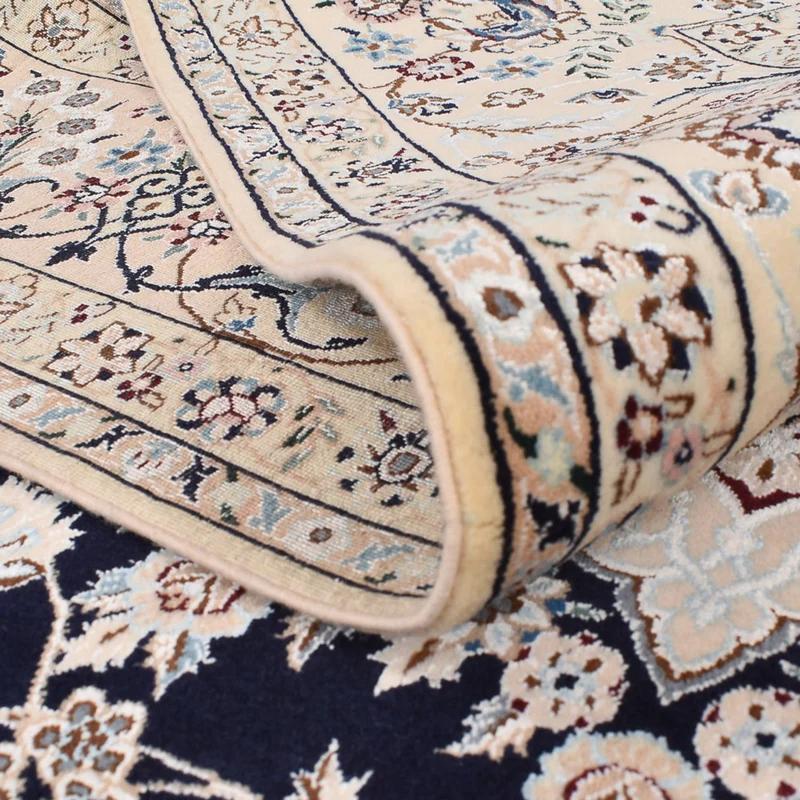 Perserteppich - Nain - Premium - 161 x 240 cm - dunkelblau