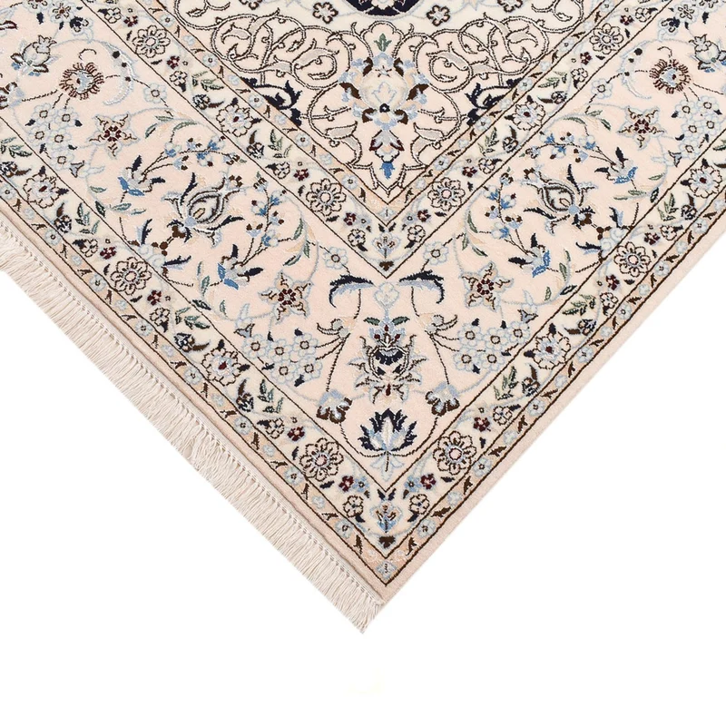 Perserteppich - Nain - Premium quadratisch - 178 x 181 cm - dunkelblau