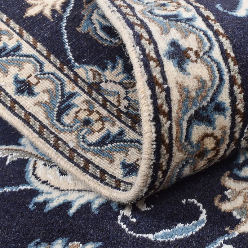 Nain - 12La Teppich 87x140cm - Perserteppich - dunkelbeige