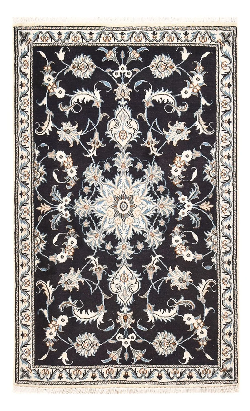 Nain - 12La Teppich 87x145cm - Perserteppich - dunkelbeige
