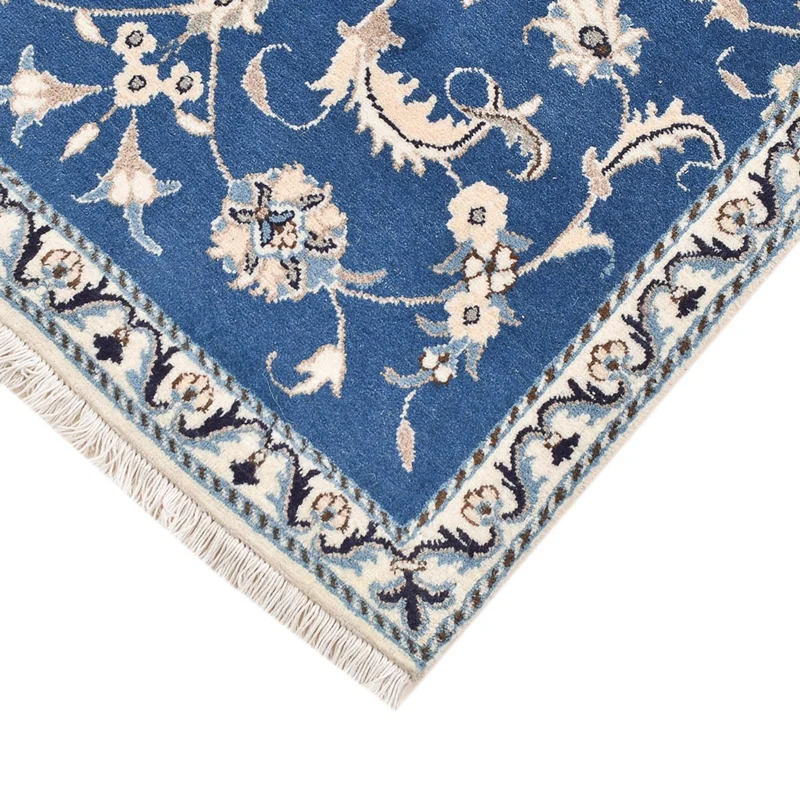 Perserteppich - Nain - 86 x 143 cm - blau