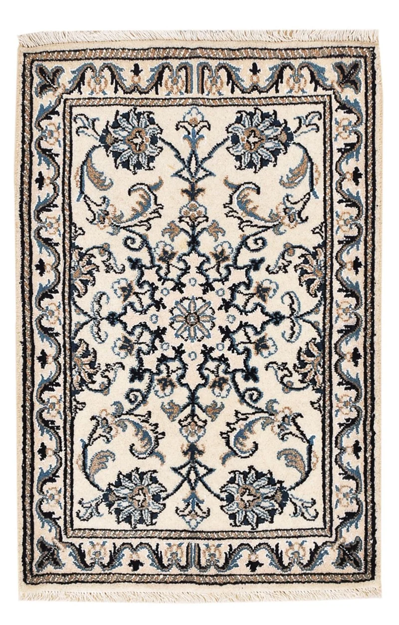Nain - 12La Teppich 55x87cm - Perserteppich - weiß