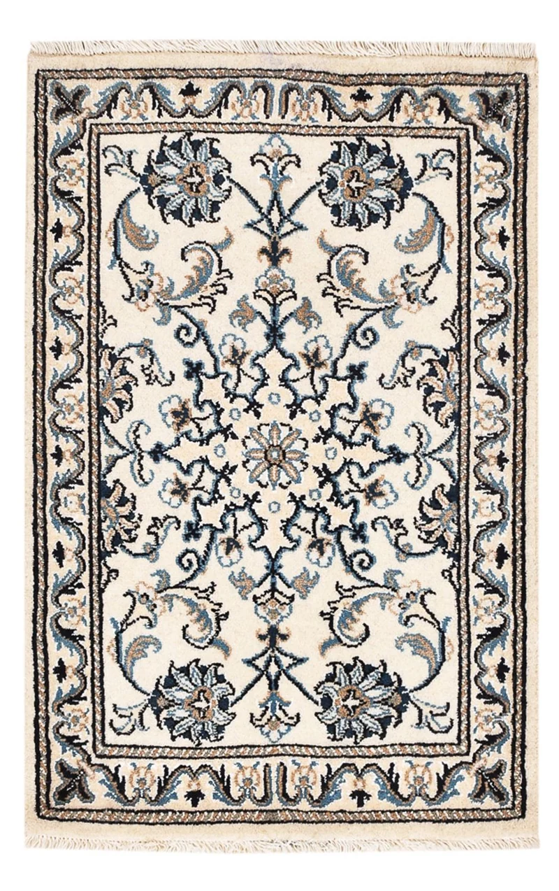 Nain - 12La Teppich 60x90cm - Perserteppich - weiß