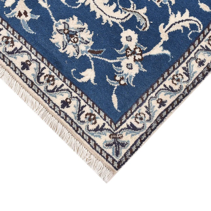 Perserteppich - Nain - 90 x 133 cm - blau