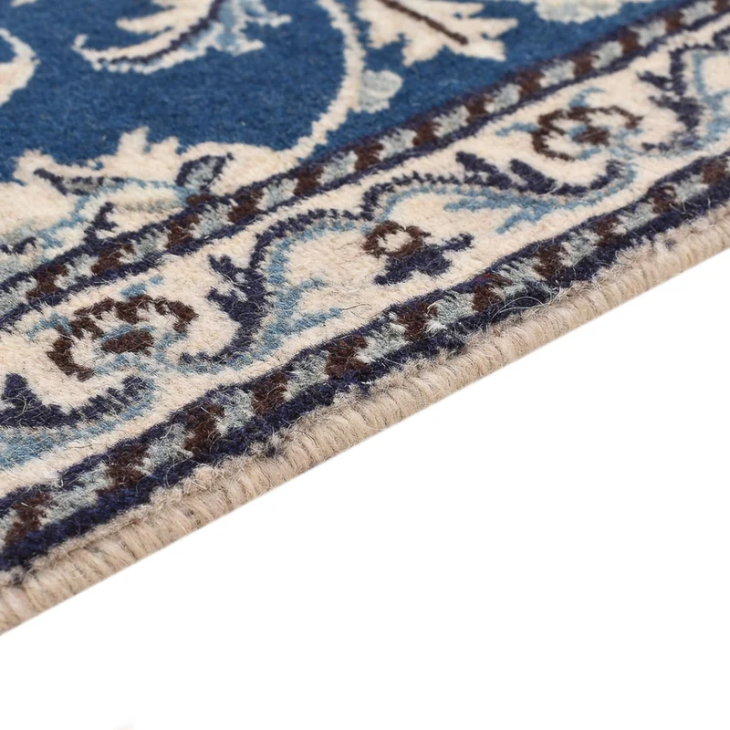 Perserteppich - Nain - 90 x 133 cm - blau