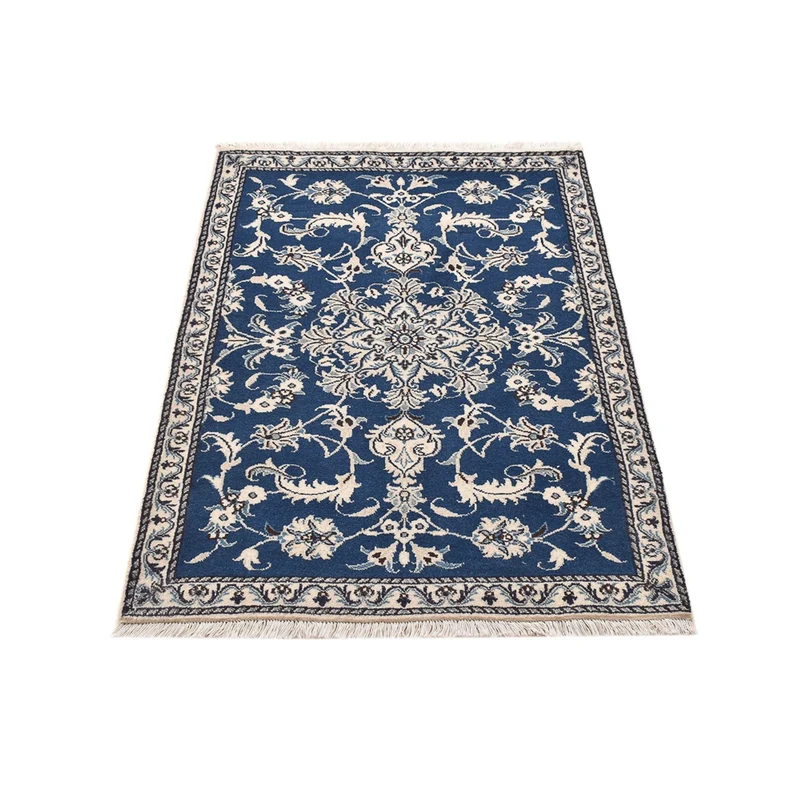 Perserteppich - Nain - 90 x 133 cm - blau