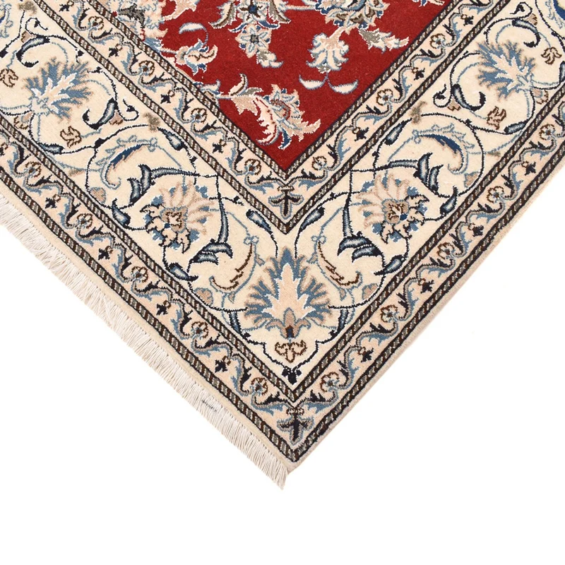 Perserteppich - Nain quadratisch - 193 x 203 cm - rot