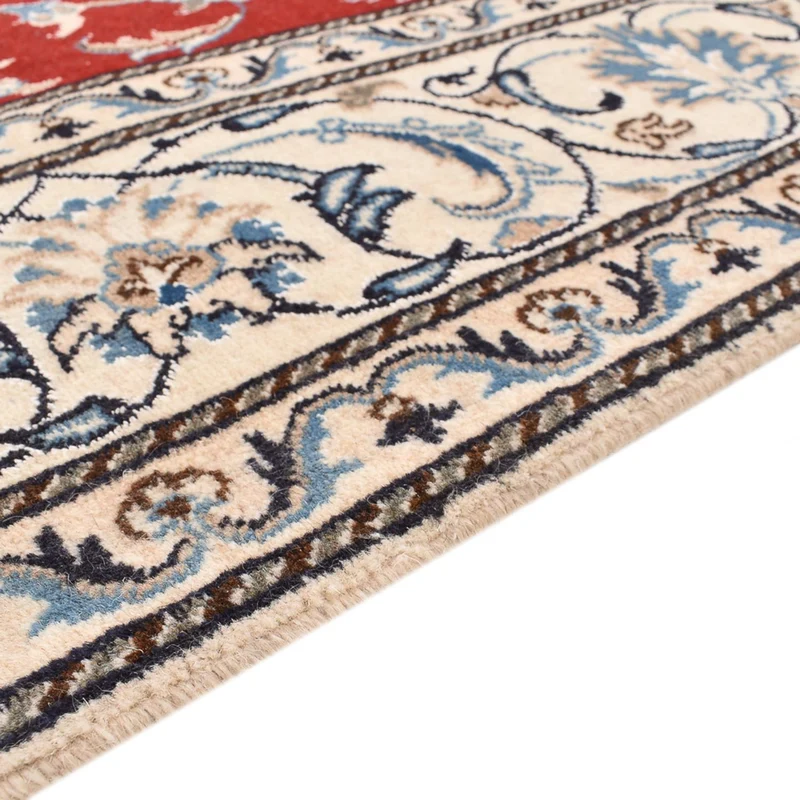 Perserteppich - Nain quadratisch - 193 x 203 cm - rot