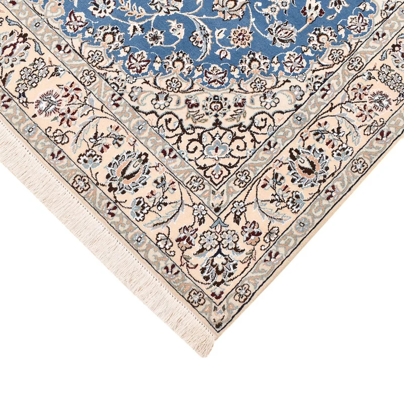Nain - 9La Teppich 149x201cm - Perserteppich - hellblau