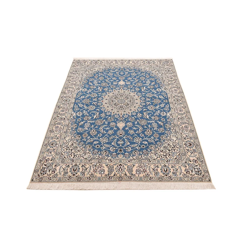 Nain - 9La Teppich 149x201cm - Perserteppich - hellblau