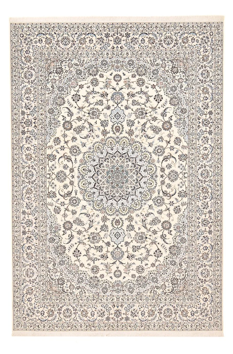 Nain - 6La Teppich 260x374cm - Perserteppich - weiß