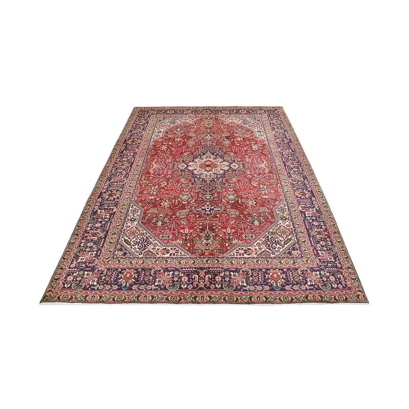 Täbriz Teppich 200x290cm - Perserteppich - rot