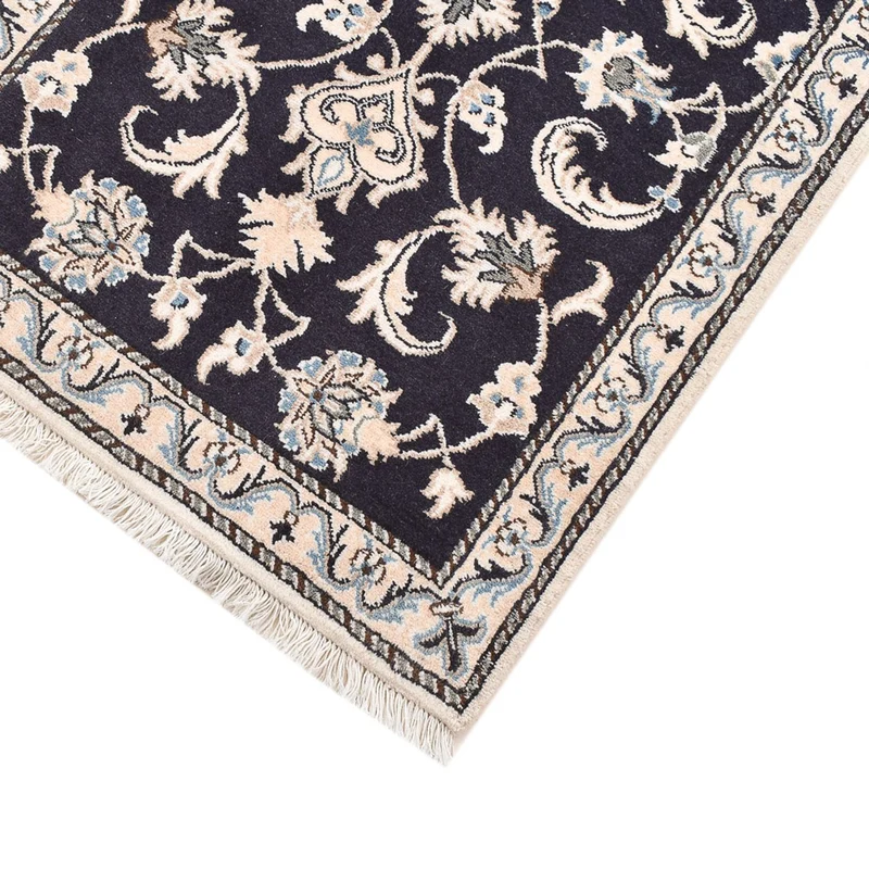 Perserteppich - Nain - 70 x 135 cm - dunkelblau