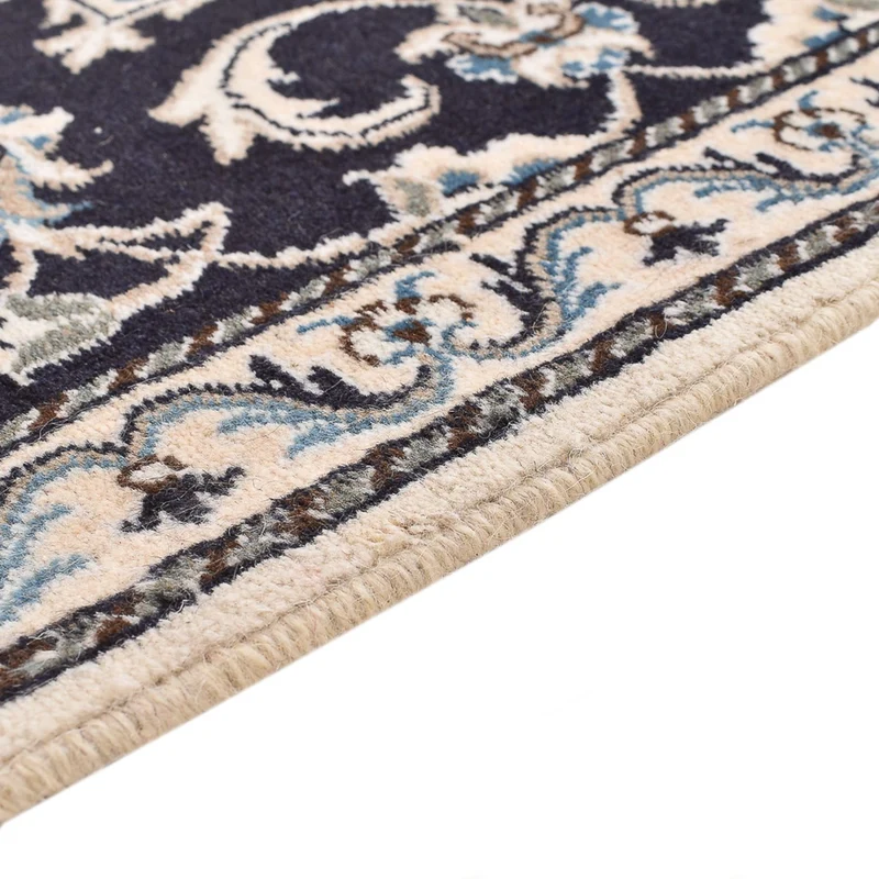 Perserteppich - Nain - 70 x 135 cm - dunkelblau