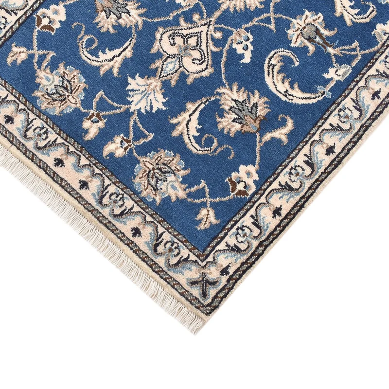 Perserteppich - Nain - 67 x 135 cm - blau