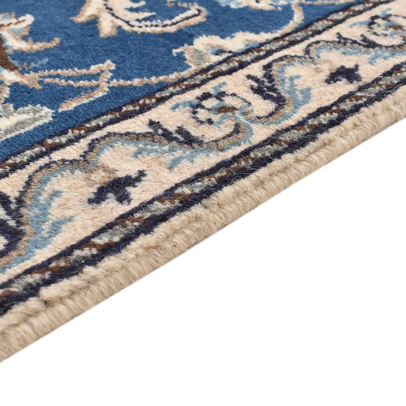 Perserteppich - Nain - 67 x 135 cm - blau