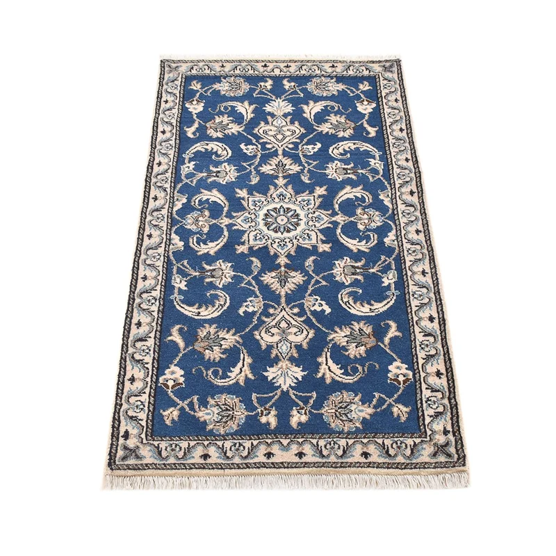 Perserteppich - Nain - 67 x 135 cm - blau