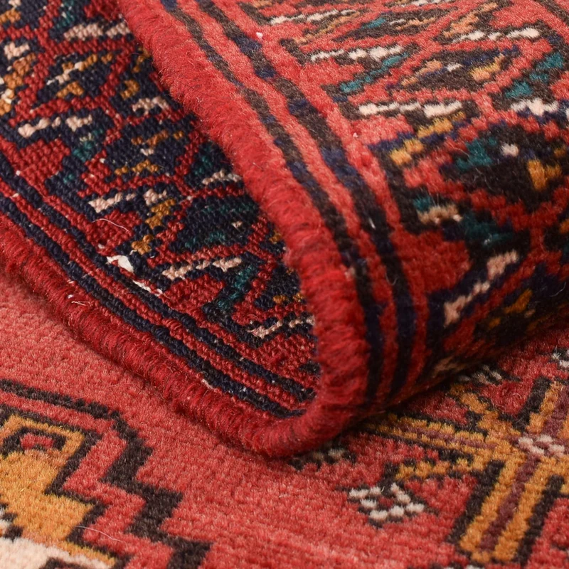 Turkaman Teppich - 77 x 116 cm - rot