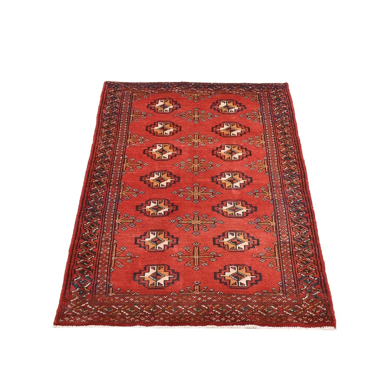 Turkaman Teppich - 77 x 116 cm - rot