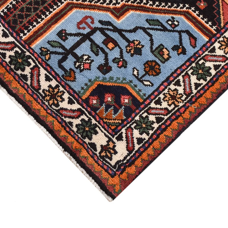 Perserteppich - Nomadic - 83 x 132 cm - mehrfarbig