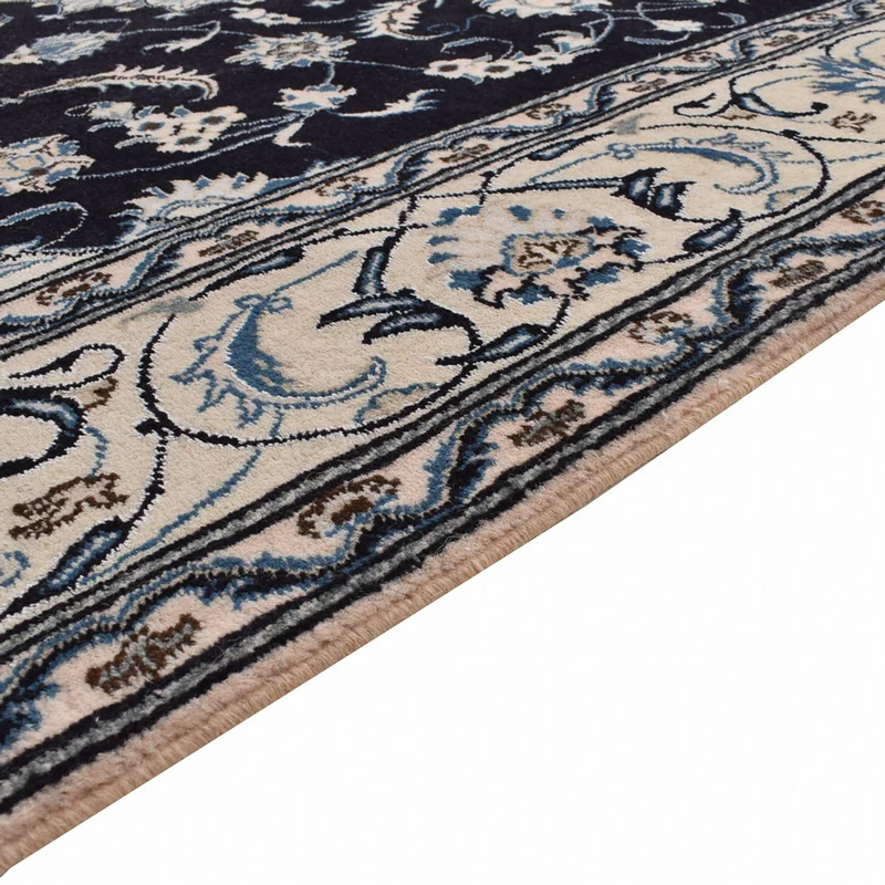 Perserteppich - Nain - 202 x 298 cm - dunkelblau