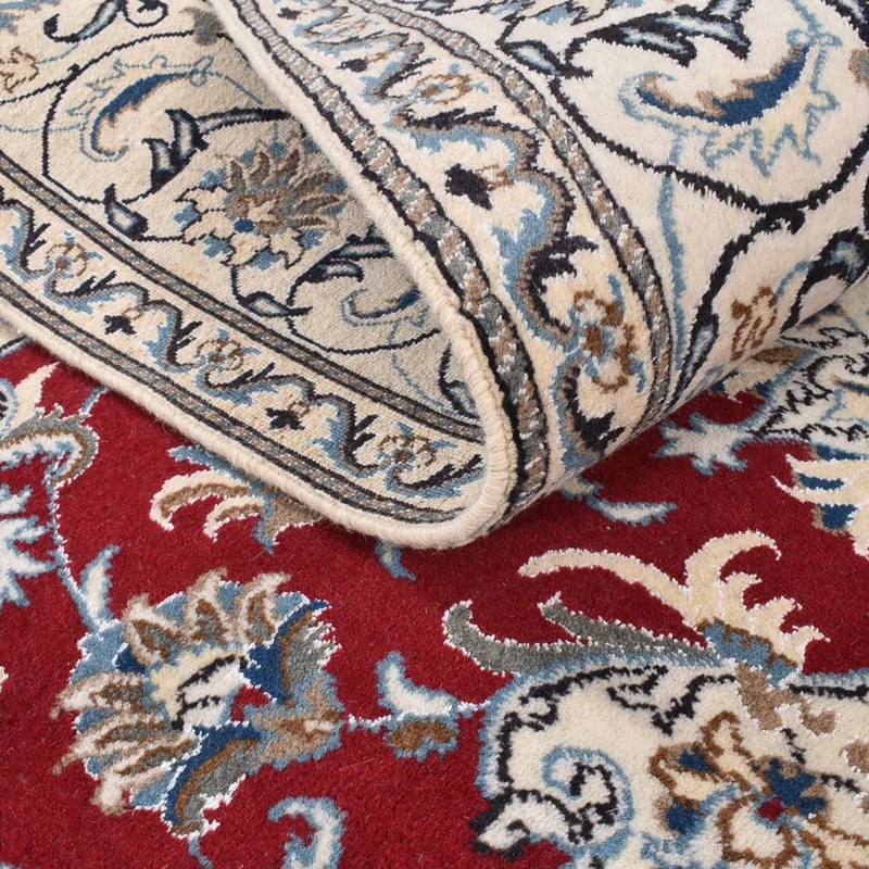 Nain - 12La Teppich 195x197cm - Perserteppich - rot