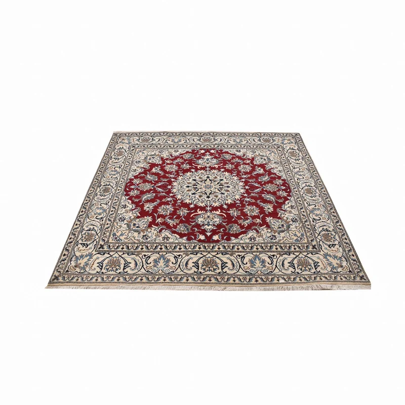 Nain - 12La Teppich 195x197cm - Perserteppich - rot