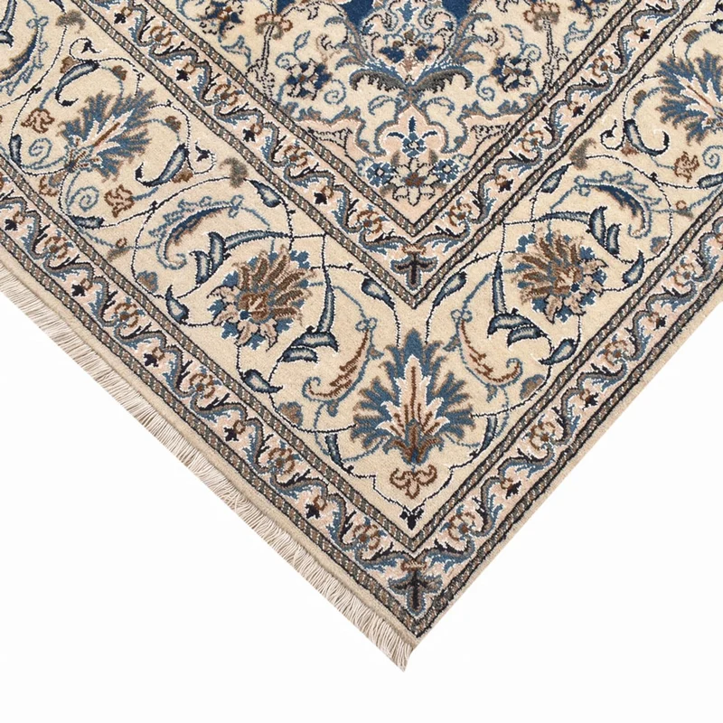 Nain - 12La Teppich 195x202cm - Perserteppich - blau