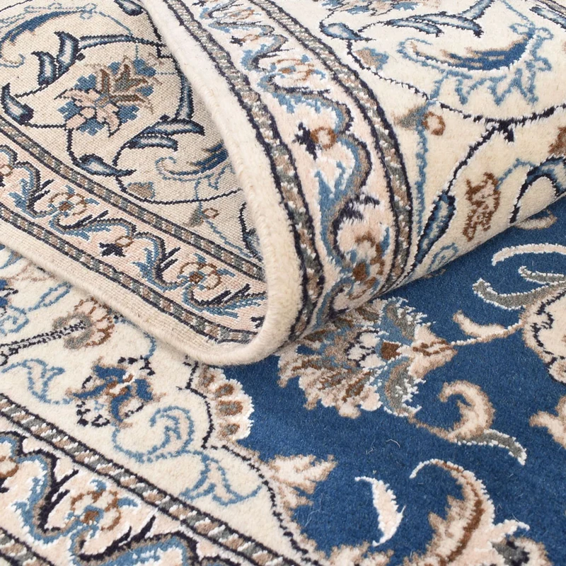 Nain - 12La Teppich 195x202cm - Perserteppich - blau