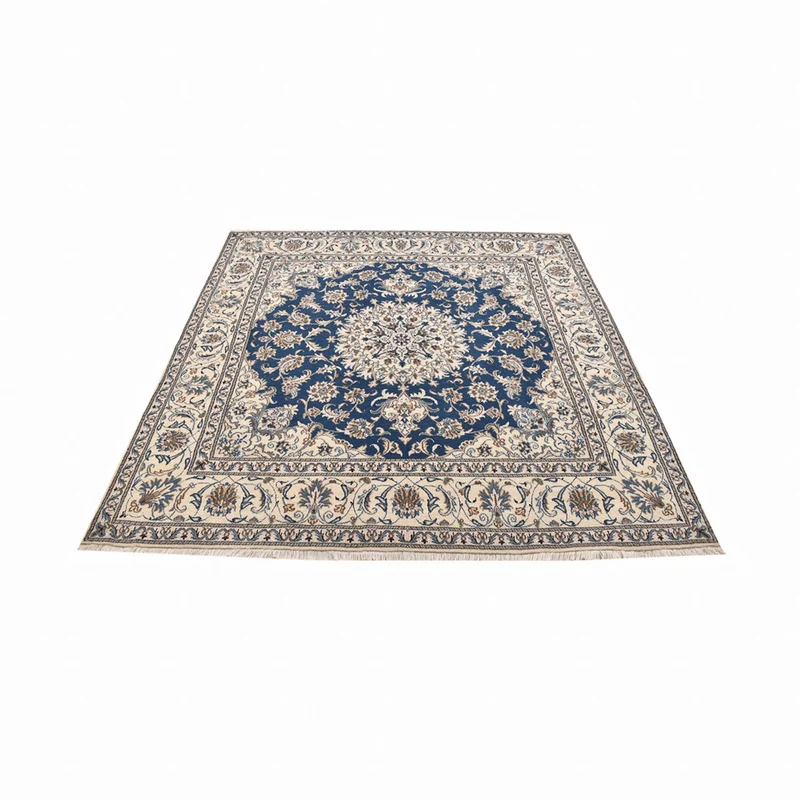Nain - 12La Teppich 195x202cm - Perserteppich - blau