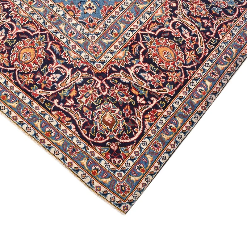 Keshan Teppich 300x405cm - Perserteppich - dunkelblau
