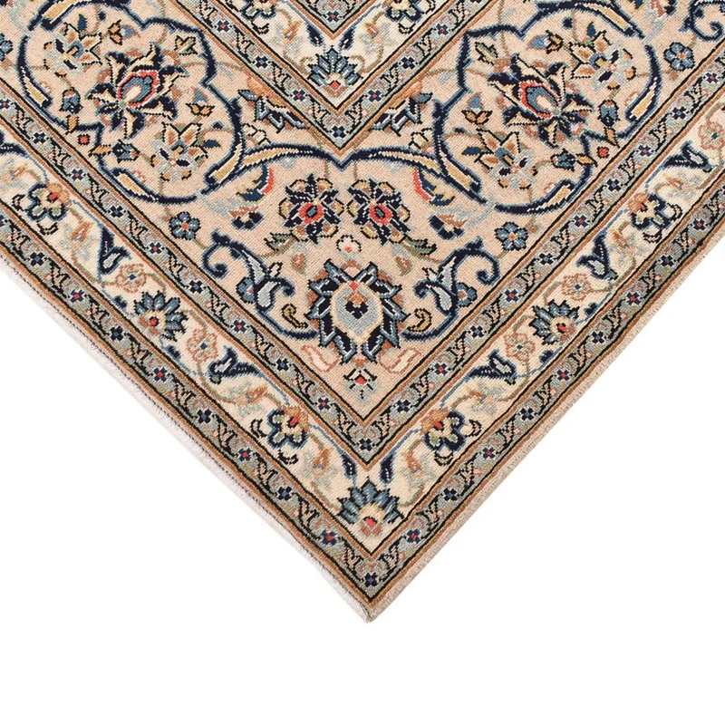 Perserteppich - Keshan - 249 x 361 cm - dunkelbeige