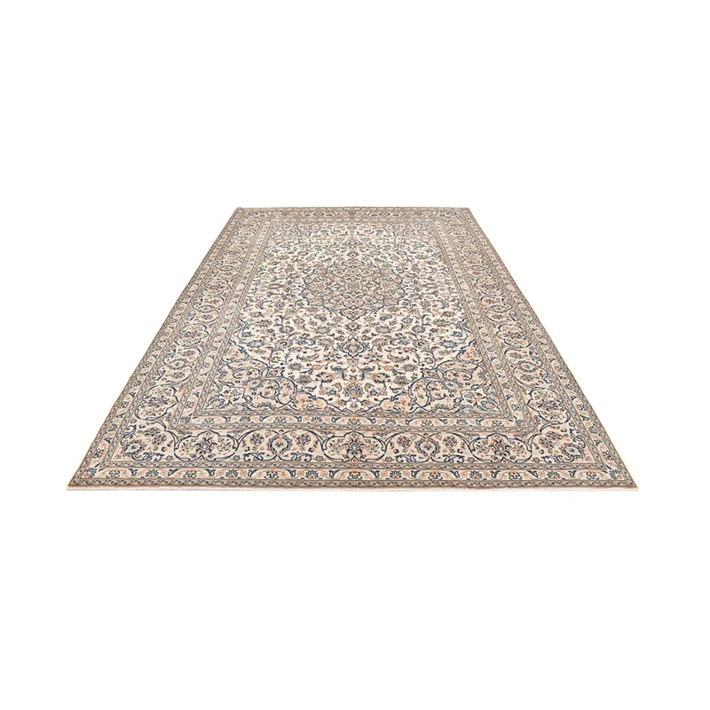 Perserteppich - Keshan - 249 x 361 cm - dunkelbeige